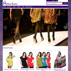 Ecommerce Website for mahima stores
